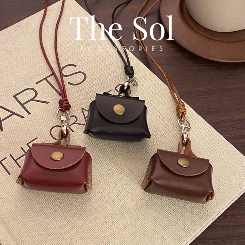  Dây Chuyền Chất Liệu Da Mini Bag 