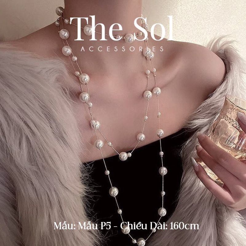 Dây Chuyền Ngọc Trai Long Pearl - Mẫu P5 