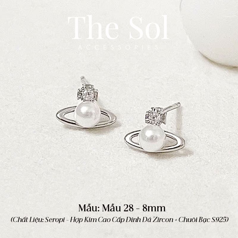  Bông Tai Seropi Mini Pearl Vivienne - Mẫu 28 