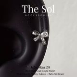  Khuyên Tai Thép Xi Mạ Dia Bow - Mẫu 159 