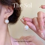  Bông Tai Hàn Quốc Big Pearl 