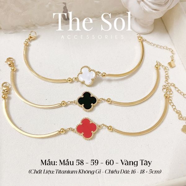  Lắc Tay Titan Black Louis - Mẫu 59 