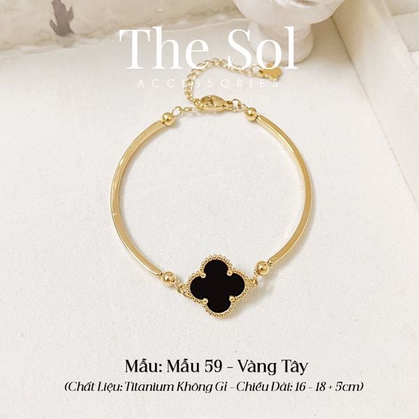  Lắc Tay Titan Black Louis - Mẫu 59 