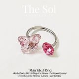  Khuyên Tai Titan SEPTUM Đá Hồ Điệp Màu Sắc 