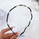  Cài Tóc Hàn Quốc Thin Silk&Pearls 
