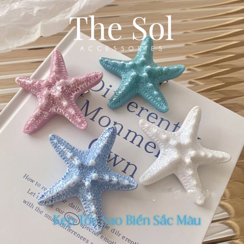  Kẹp Tóc Sao Biển Sắc Màu 