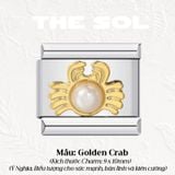  Charm Titan Italian Bracelet - Golden Charm 