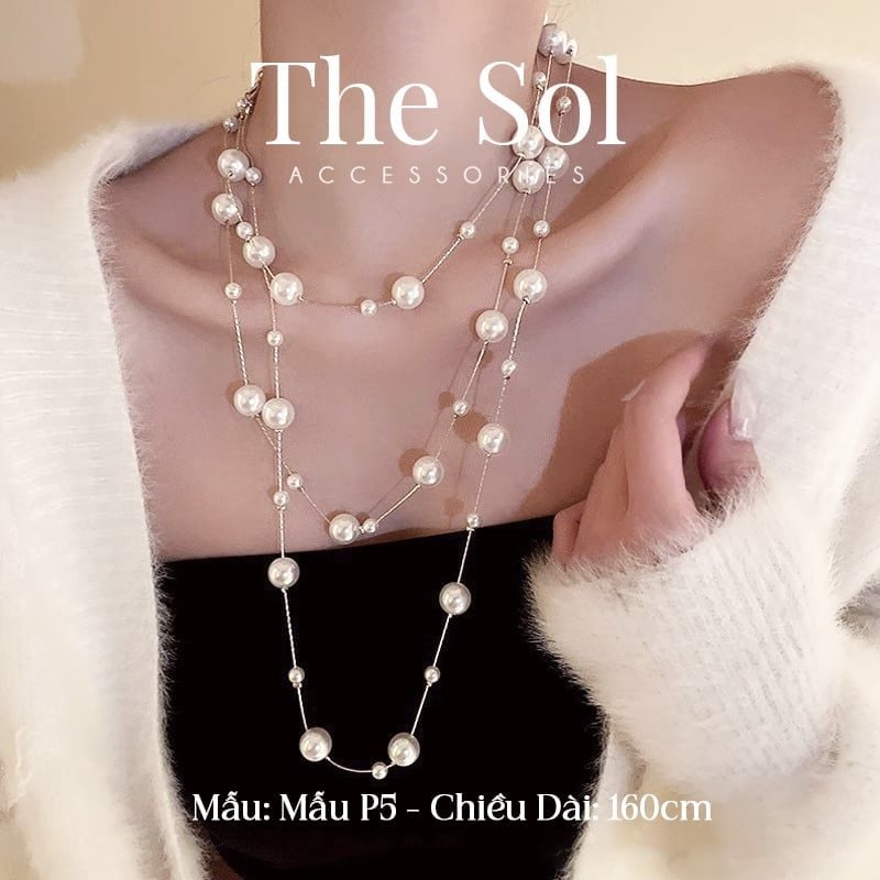  Dây Chuyền Ngọc Trai Long Pearl - Mẫu P5 