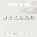  Khuyên Tai Titan Unisex Colorful Heart - 1 Chiếc 