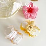  Kẹp Gắp Hàn Quốc Hoa Sứ Acrylic - 8cm 