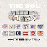  Charm Titan Italian Bracelet - Cờ Việt Nam 