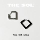  Khuyên Tai Titan Unisex The Thick Square 