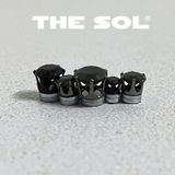  Khuyên Tai Titan Black Magnet - Tròn 1 CHIẾC 