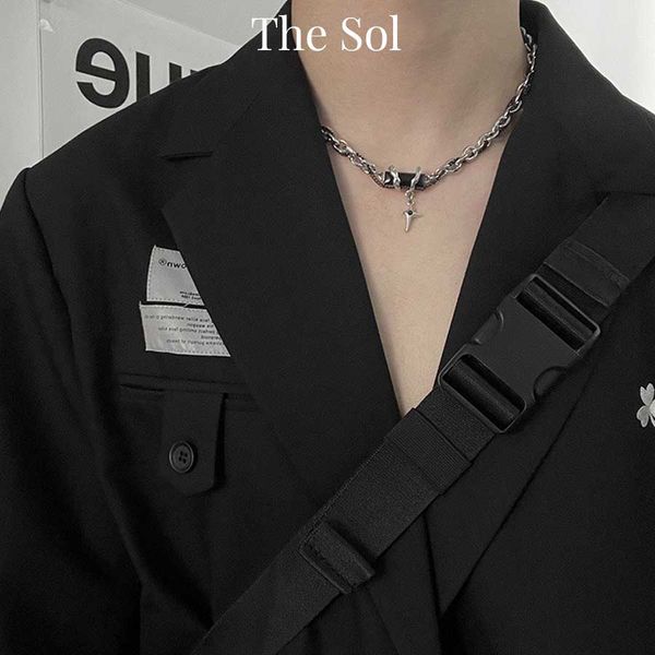  Dây Chuyền Titan Unisex Black Stone & Star - Mẫu 42 