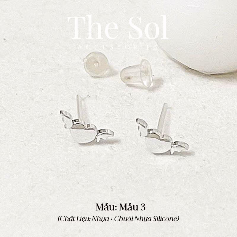  Bông Tai Nhựa 7K - BTN001 / BTN002 / BTN003 / BTN004 