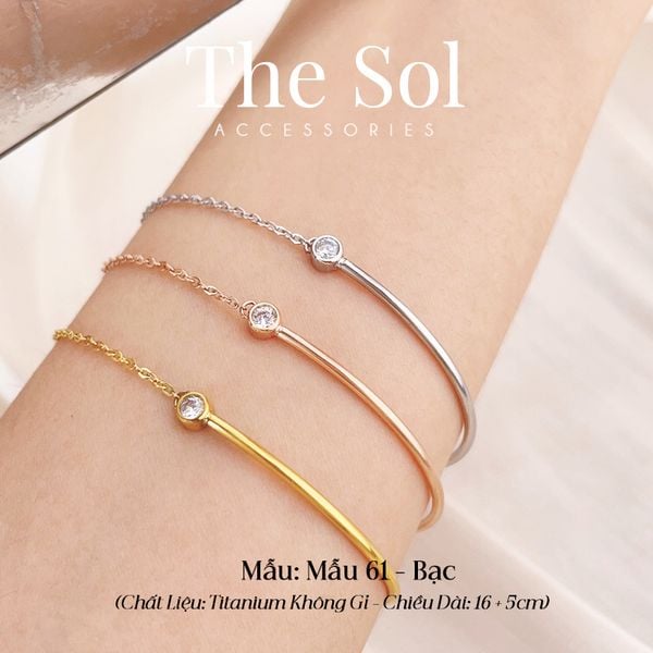  Lắc Tay Titan A Diamond - Mẫu 61 