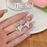  Bông Tai Hàn Quốc Shining Heart 