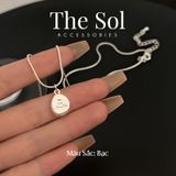  Dây Chuyền Hàn Quốc Metal Pendant 