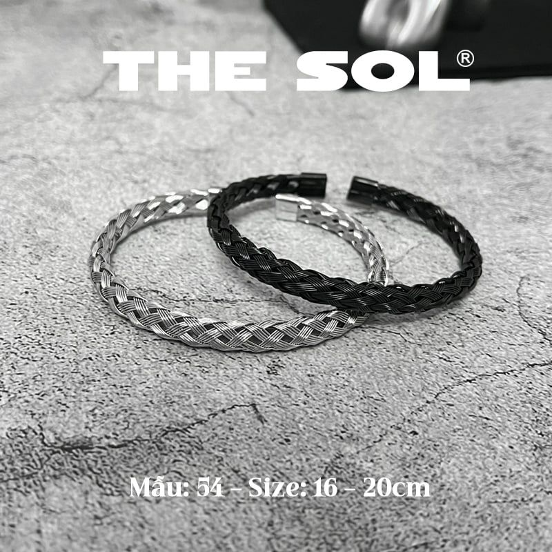  Vòng Tay Titan Unisex Metal Rope - Mẫu 54 