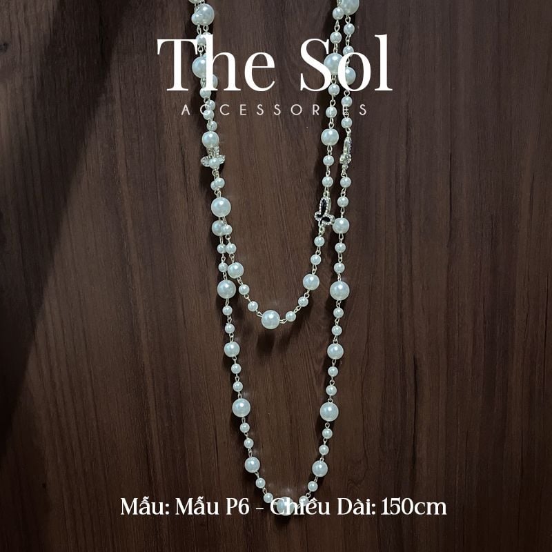  Dây Chuyền Ngọc Trai Long Pearl - Mẫu P6 