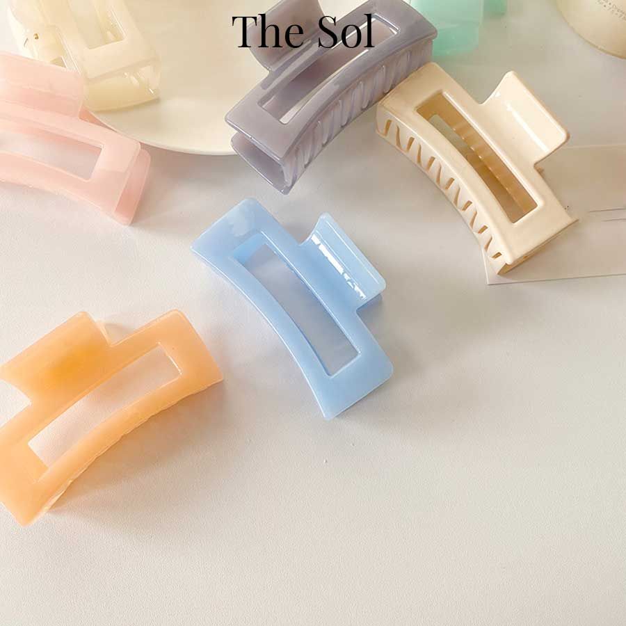  Kẹp Gắp Hàn Quốc Rectangle Acrylic 