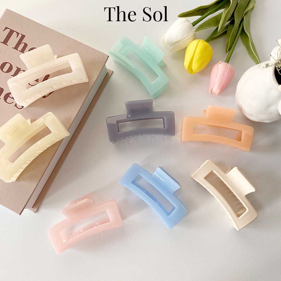  Kẹp Gắp Hàn Quốc Rectangle Acrylic 