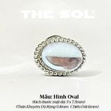  Khuyên Tai Thép Xi Mạ The Opal - Mẫu 122,123,124,125 