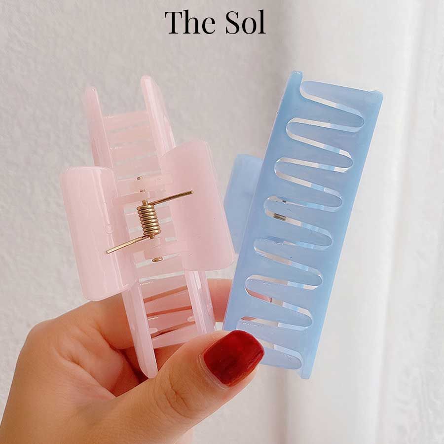  Kẹp Gắp Hàn Quốc Rectangle Acrylic 