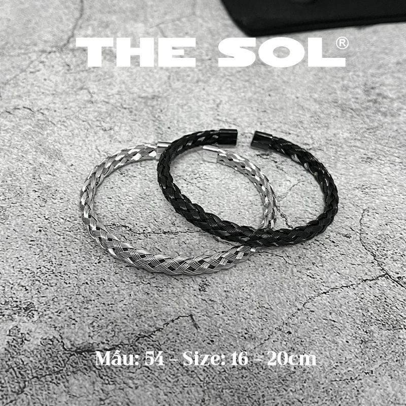  Vòng Tay Titan Unisex Metal Rope - Mẫu 54 