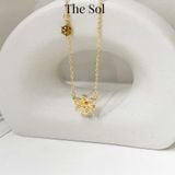  Dây Chuyền Titan Double Flowers - Mẫu 32 