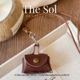  Dây Chuyền Chất Liệu Da Mini Bag 