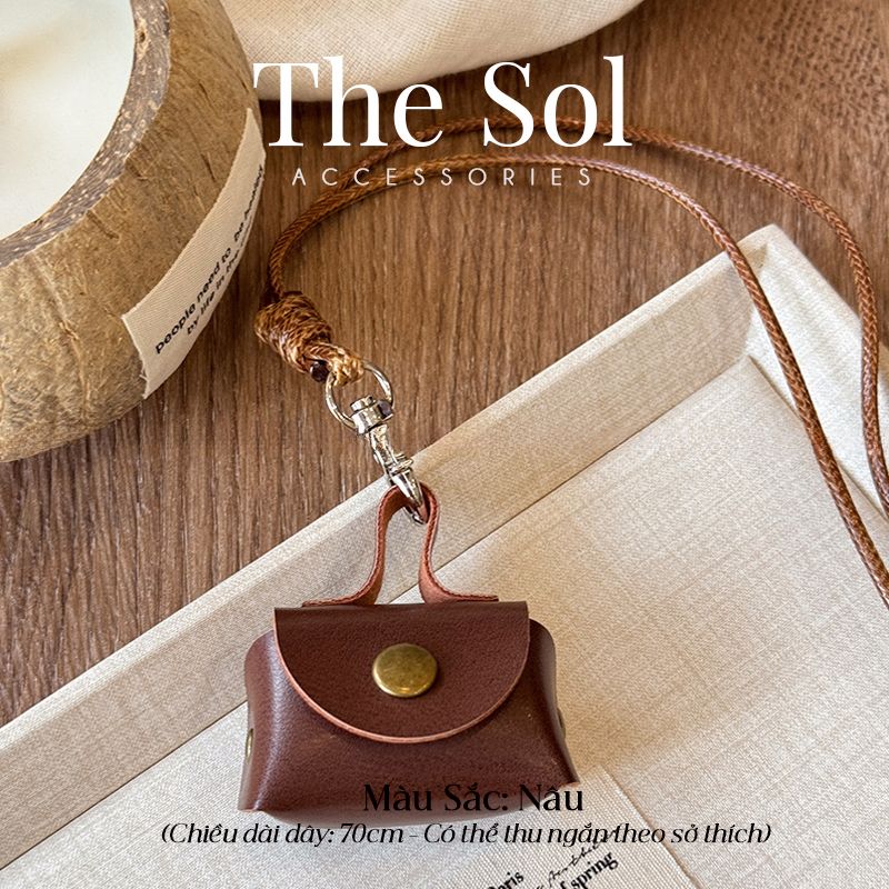  Dây Chuyền Chất Liệu Da Mini Bag 