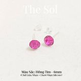  Bông Tai Nhựa Màu Sắc 