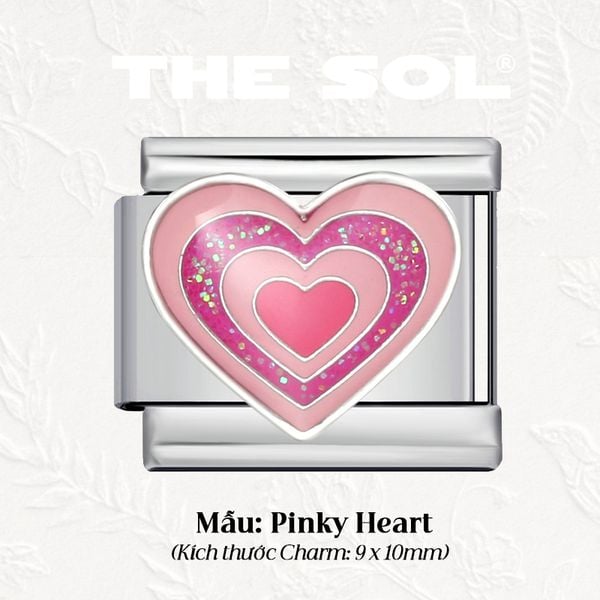  Charm Titan Italian Bracelet - Pinky Charm 