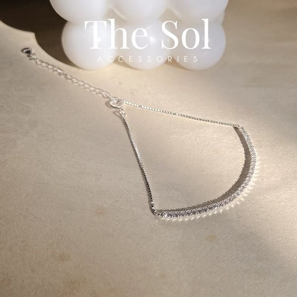  Lắc Tay Bạc Diamond Line 