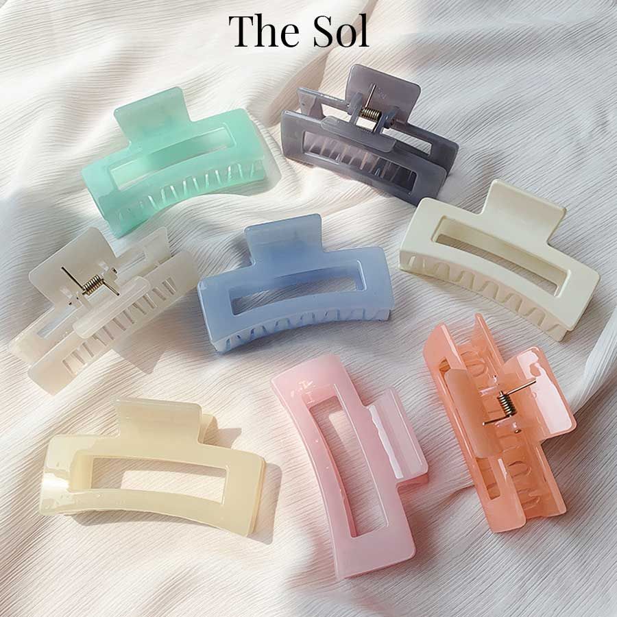  Kẹp Gắp Hàn Quốc Rectangle Acrylic 