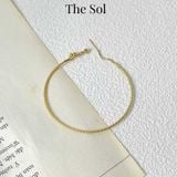  Lắc Tay Titan Golden Simple Cuff 