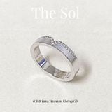  Nhẫn Titan Diamond V Narce - Mẫu 132 