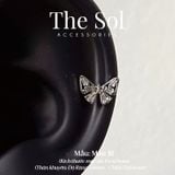  Khuyên Tai Thép Xi Mạ Dia Butterfly - Mẫu 81 