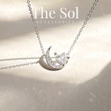  Dây Chuyền Bạc Diamond Moon 