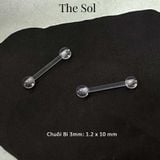  Khuyên Tai Nhựa Trong Suốt Unisex The Basic 