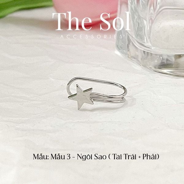  Kẹp Vành Hàn Quốc Kiểu 3 - The Star 
