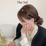  Cài Tóc Hàn Quốc Velvet Mini Celine 