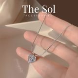  Dây Chuyền Hàn Quốc Diamond Heart 