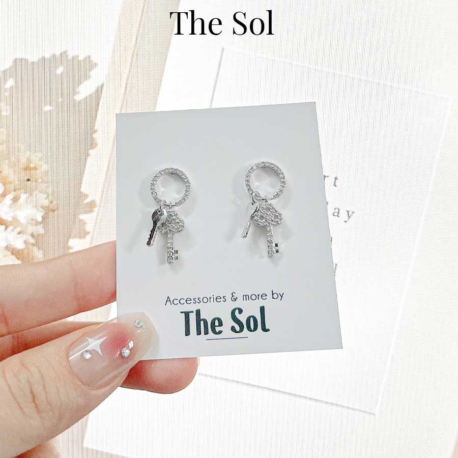  Bông Tai Seropi Double Keys 