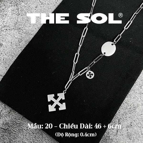  Dây Chuyền Titan Unisex Arrow Pendant - Mẫu 20 