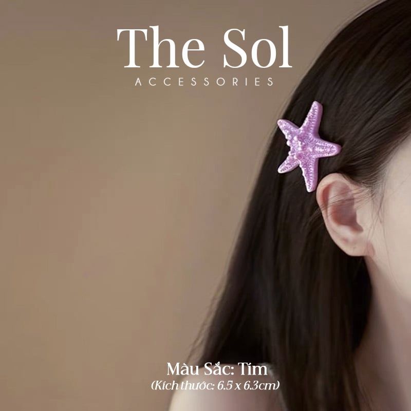  Kẹp Tóc Sao Biển Sắc Màu 