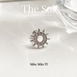  Khuyên Tai Thép Xi Mạ The Sun - Mẫu 55 