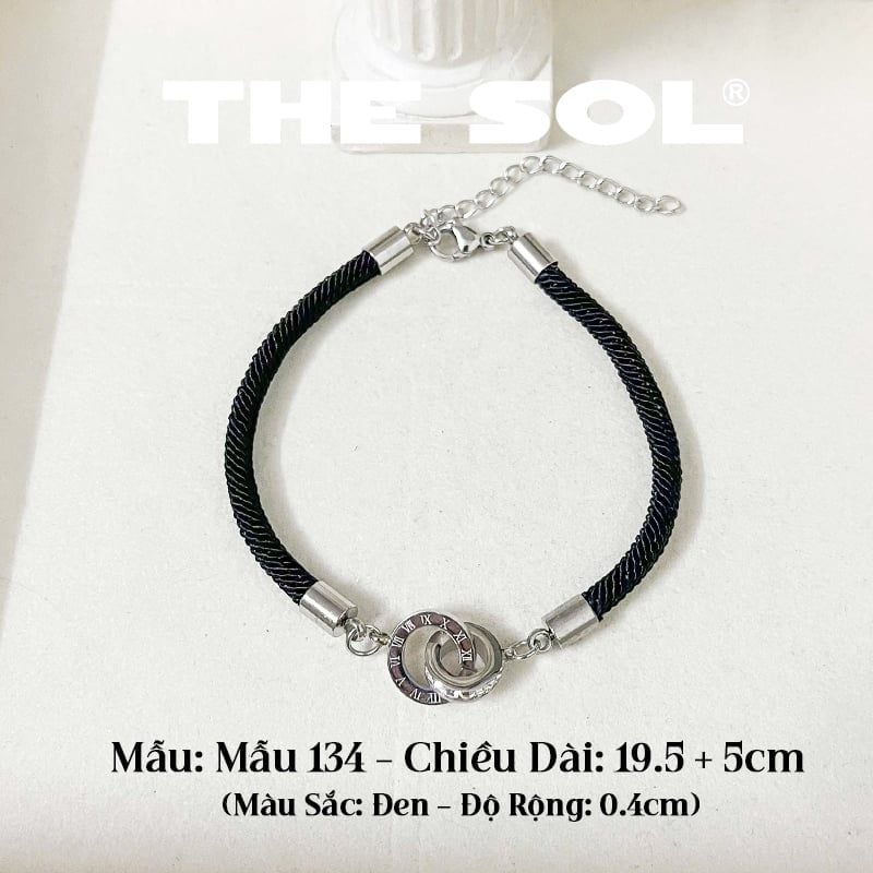  Lắc Tay Titan Unisex Double Cati - Mẫu 134 