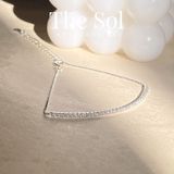  Lắc Tay Bạc Diamond Line 